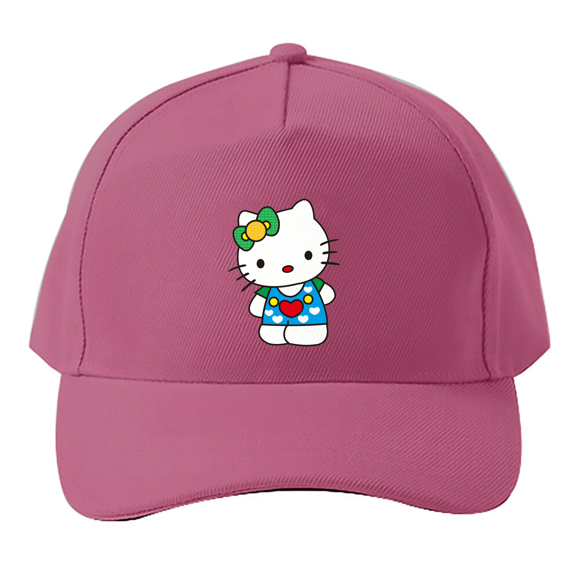 （画像用） Hello Kitty ハローキティ ベースボールキャップ 綿100％ 男女兼用 帽子 スポーツ
